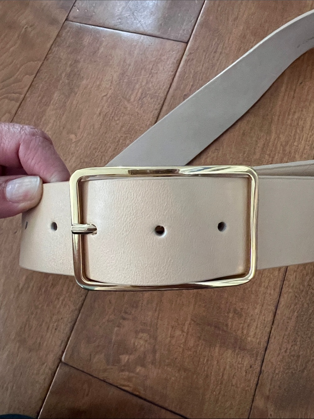 B-Low the Belt Light Brown Mills Leather Belt with Gold Buckle - Picture 4 of 8
